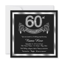 Soirée de 60e anniversaire en argent