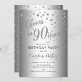 Invitation Soirée de 90e anniversaire (Devant / Derrière)