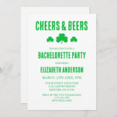 Invitation Soirée de Bachelorette (Devant / Derrière)