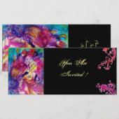 INVITATION SOIRÉE DE BAL MASQUÉ (Devant / Derrière)