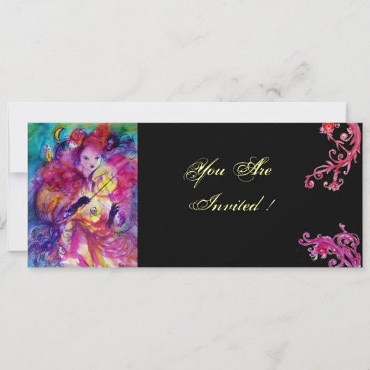 INVITATION SOIRÉE DE BAL MASQUÉ (Devant)