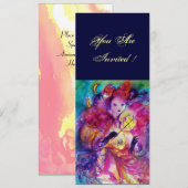 INVITATION SOIRÉE DE BAL MASQUÉ (Devant / Derrière)