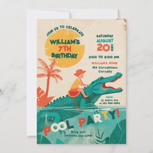 Invitation Soirée de billard sans peur (Devant)