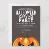 Invitation Soirée de carrosserie simple Citrouille Halloween  (Devant)