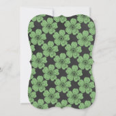 Invitation Soirée de Chalkboard Rose Wild Mint Green (Dos)
