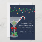 Invitation Soirée de Cocktail de Noël sous les Étoiles (Devant)