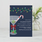 Invitation Soirée de Cocktail de Noël sous les Étoiles (Debout devant)