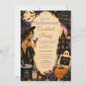 Invitation Soirée de cocktail Halloween (Devant)