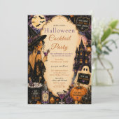 Invitation Soirée de cocktail Halloween (Debout devant)
