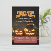 Invitation Soirée de costumes d'Halloween  (Debout devant)