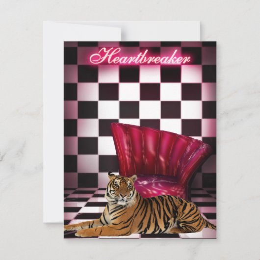 Invitation Soirée de Dames Club Tiger Fête (Devant)