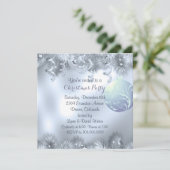 Invitation Soirée de décoration de gel d'argent (Debout devant)