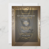 Invitation Soirée de dégustation d'appariement de vins ~ élég (Dos)