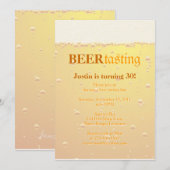 Invitation Soirée de Dégustation de Bières (Devant / Derrière)