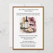 Invitation Soirée de dégustation de nourriture gastronomique  (Devant)