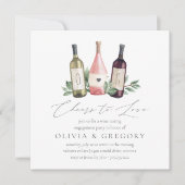 Invitation Soirée de dégustation de vin (Devant)