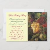 INVITATION SOIRÉE DE DÉGUSTATION DE VIN DANS LE VIEUX VIGNOBL (Dos)