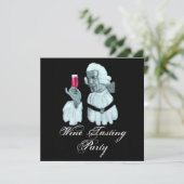 Invitation SOIRÉE DE DÉGUSTATION DE VIN DE SOMMELIER ,Champag (Debout devant)