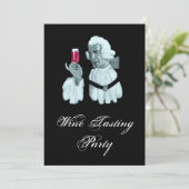 Invitation SOIRÉE DE DÉGUSTATION DE VIN DE SOMMELIER, Champag (Debout devant)