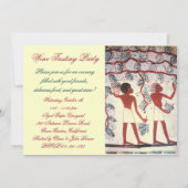 INVITATION SOIRÉE DE DÉGUSTATION DE VINS DU VIGNOBLE ÉGYPTIEN (Dos)