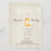 Invitation Soirée de dégustation de Whiskey (Devant / Derrière)