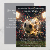 Invitation Soirée de diffusion de la célébration du championn (Devant / Derrière)