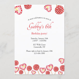 Invitation Soirée de fête d'anniversaire