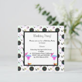 Invitation soirée de fête d'anniversaire (Debout devant)