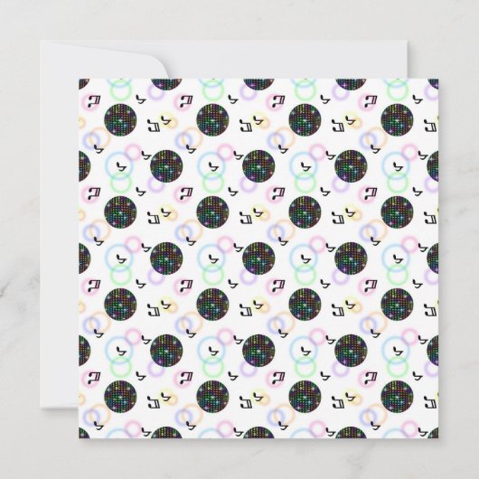 Invitation soirée de fête d'anniversaire (Dos)