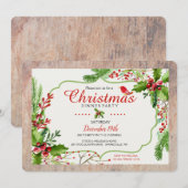 Invitation Soirée De Fêtes Élégante (Devant / Derrière)