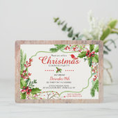 Invitation Soirée De Fêtes Élégante (Debout devant)