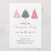 Invitation Soirée de Filles de Noël  (Devant)