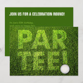 Invitation Soirée de golf (Devant / Derrière)