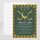 Invitation Soirée de golf (Devant / Derrière)