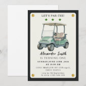 Invitation Soirée de golf (Devant / Derrière)
