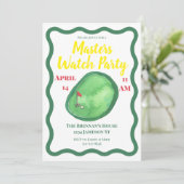 Invitation Soirée de golf Masters Montre (Debout devant)