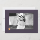 Invitation Soirée de graduation PHOTO moderne et élégante en  (Dos)