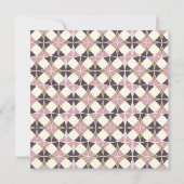 Invitation Soirée de groupe Art déco Mariage (Dos)