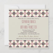 Invitation Soirée de groupe Art déco Mariage (Devant)