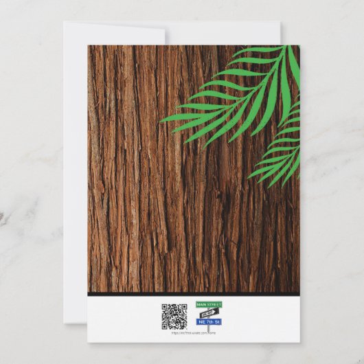 Invitation Soirée de hibou longue fête d'anniversaire (Dos)