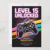 Invitation Soirée de jeux vidéo pour adolescents (Devant)