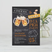 Invitation Soirée de la bière et de la bière Rustic Chalkboar (Debout devant)