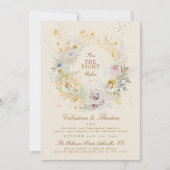 Invitation Soirée de la couronne d'or Avant le dîner de répét (Devant)