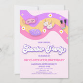 Invitation Soirée de la fête de Stwood Retro Anniversaire (Devant)