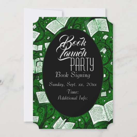 Invitation Soirée de lancement du livre vert (Devant)