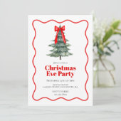 Invitation soirée de l'arbre de la veille de Noël (Debout devant)