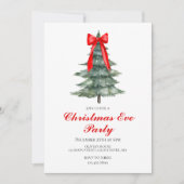 Invitation soirée de l'arbre de Noël (Devant)