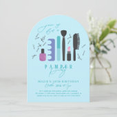 Invitation Soirée de manucure et de maquillage Spa (Debout devant)