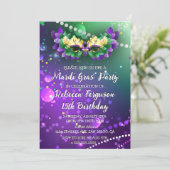 Invitation Soirée de Mardi Gras Masqué (Debout devant)