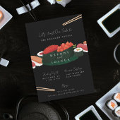 Invitation Soirée de Mariage de Sushi